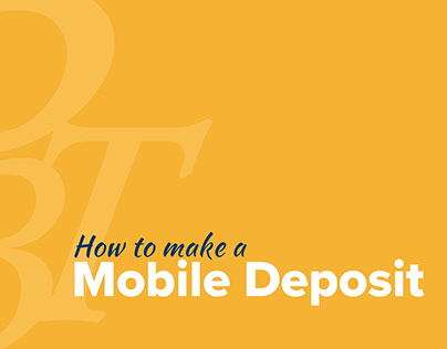 PBT | Mobile Deposit Tutorial