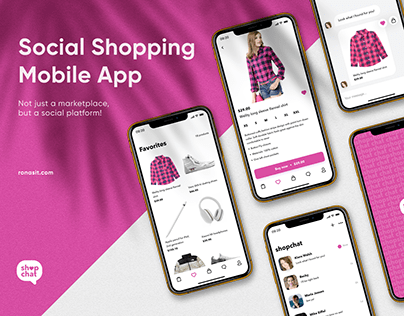 ShopChat | UI/UX for Social Shopping App
