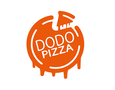 Додо Пицца (логотип, коробка для пиццы и стаканчик)