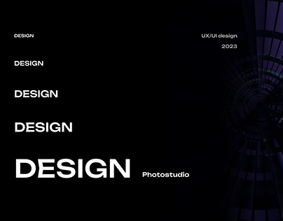 UX/UI Design Photostudio/ Фотостудия