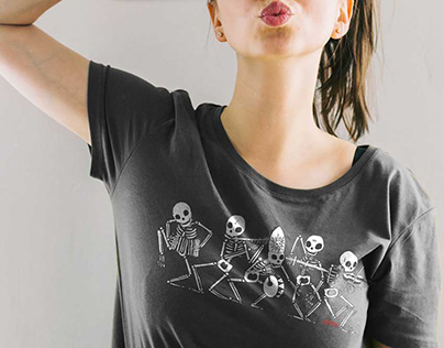 Project thumbnail - Macabre Dance T-shirt Design