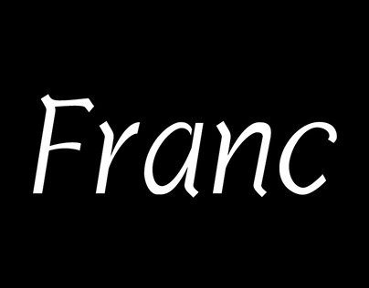 Franc - OT font