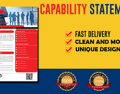 professional and effective capability statemen