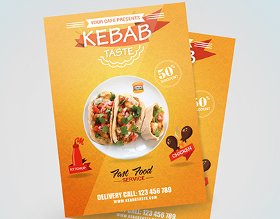 Kebab Taste Flyer