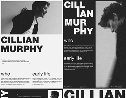 Cillian Murphy Posters I Swiss style