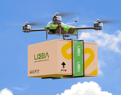 LIMBA drones delivery service branding
