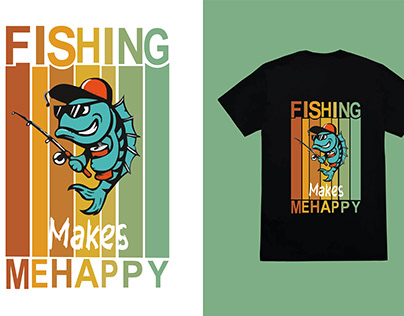 Fishing T-Shirt Logo Design