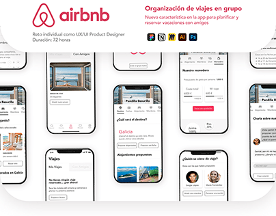 Case Study Reto 72h. - Airbnb para viajes en grupo.