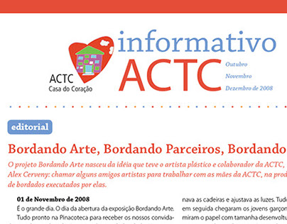 Informativo ACTC - 4° trimestre de 2008