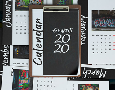 Graffiti 2020 - Calendar Template