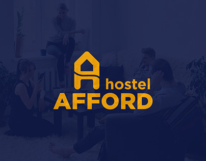 Afford hostel - logo design