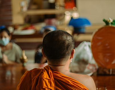 monks blessing