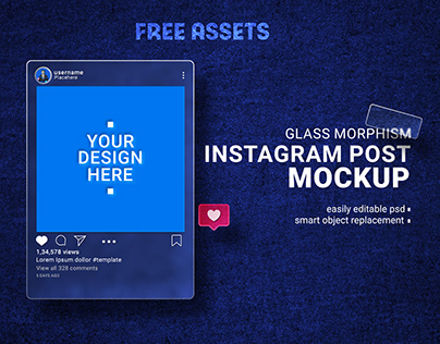 Instagram Interface MockUp | Free Download