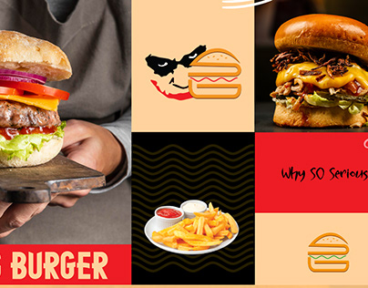 Serious Burger Logo & menu