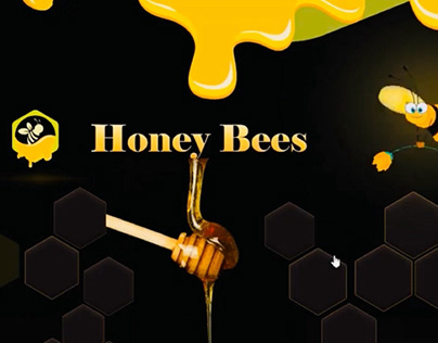 Interface design of WebLanding Page of a Raw Honey
