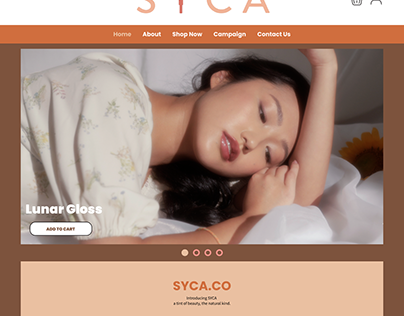 SYCA.CO - Website Showcase (Schoolwork)