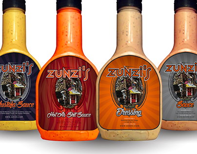 Zunzis Dressing & Sauce Labels - 2016