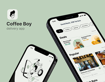 Coffee Boy – Delivery App UX/UI