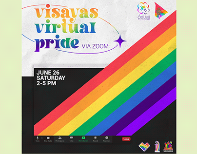 Visayas Virtual Pride 2020 || Facebook collaterals