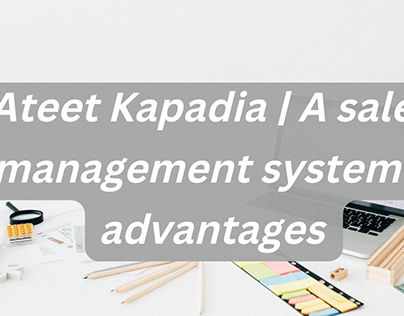 A sales management system's advantages