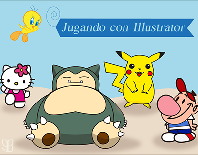 Ilustración: Personajes de dibujos animados.