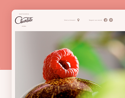Charlotte Pasticceria | Website | One page
