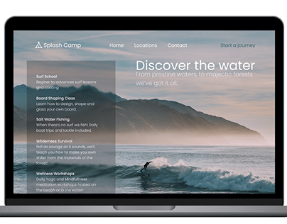 SurfCamp Landing Page