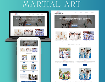 Project thumbnail - Interactive Website Design for a Martial Arts School