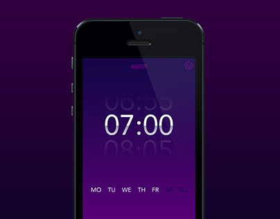 Wakeup Clock UI