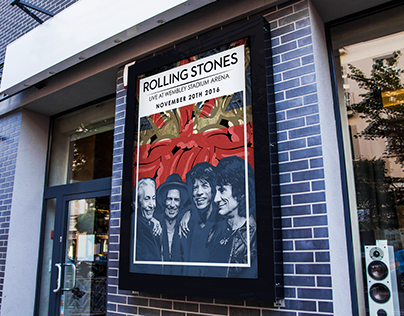 Cartaz Rolling Stones - Projeto de Introdução ao Design