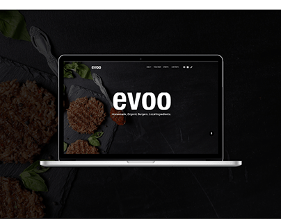 Website redesign for a danish restaurant company "evoo"