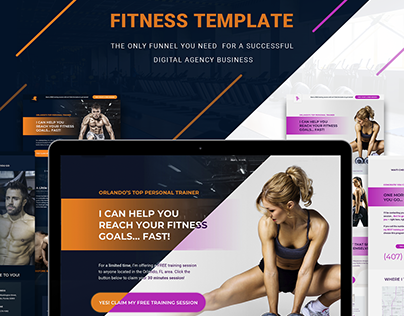 Fitness website template