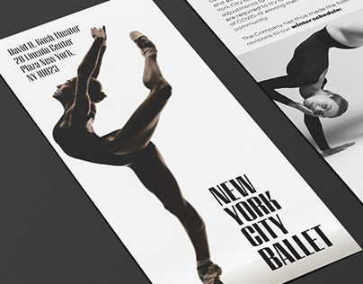 New York City Ballet concept flyer