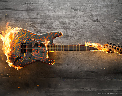 The Digicaster - A custom guitar by Brian Rodgers Jr.