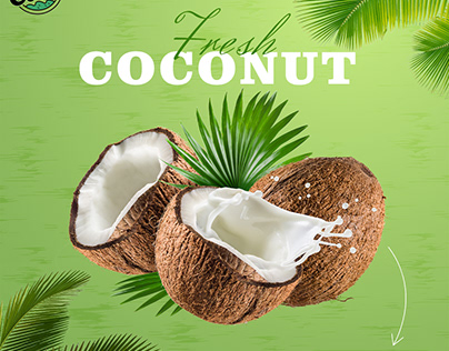 Fresh Coconut Advertisement