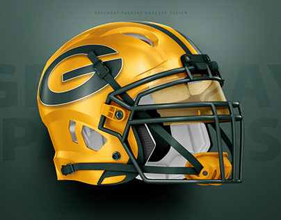 Green Bay Packers - Concept Helmet Re-Design