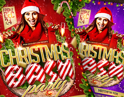 Christmas Bash Party Flyer (DOWNLOAD .PSD NOW!)