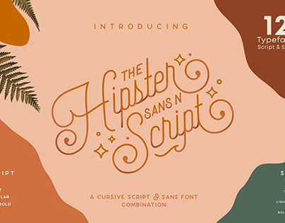 Hipster Style - Stylish Font Duo
