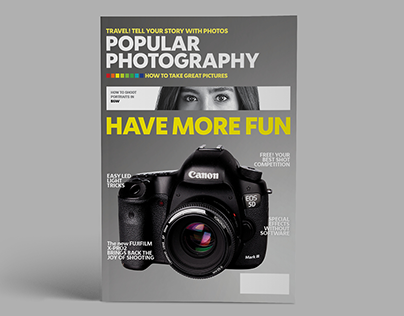 POPULAR FOTOGRAPHY - Editorial Design and photography