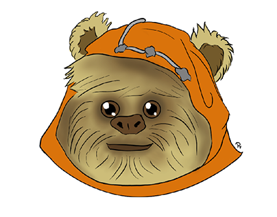 Ewok (Star Wars fanart)