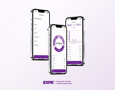 Mobile app design | EXPE: Expenses tracker