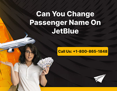 can you change passenger name on jetblue