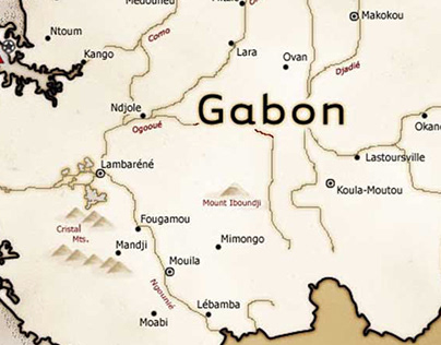 Gabon Carte