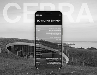 CEBRA Architecture | Corporate website redesign