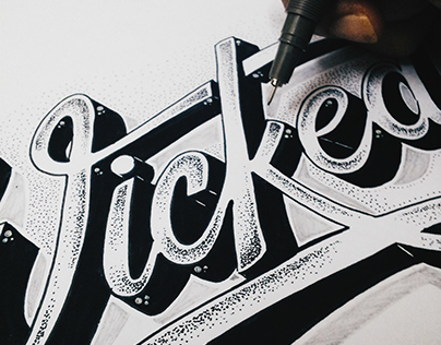 "Wicked" / Custom Script Typeface