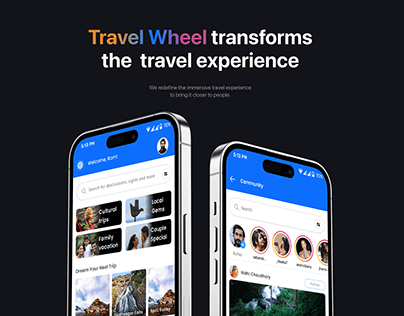 Advance interaction design for a travel app