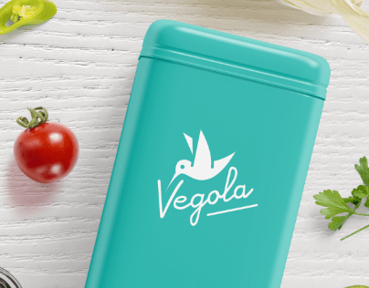 Vegola - vegan cuisine logotype