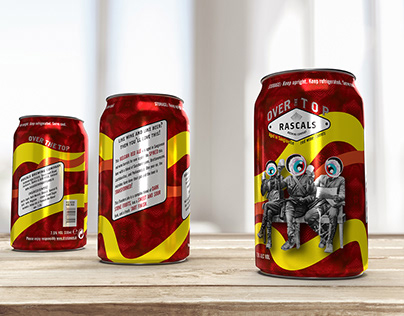 Rascals beer packaging design and poster