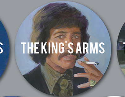 The King's Arms Beermat Business Cards