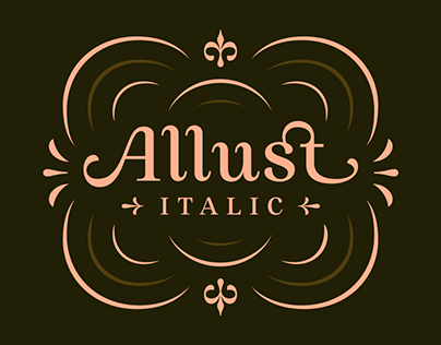 Allust Italic Font (Free Trial)